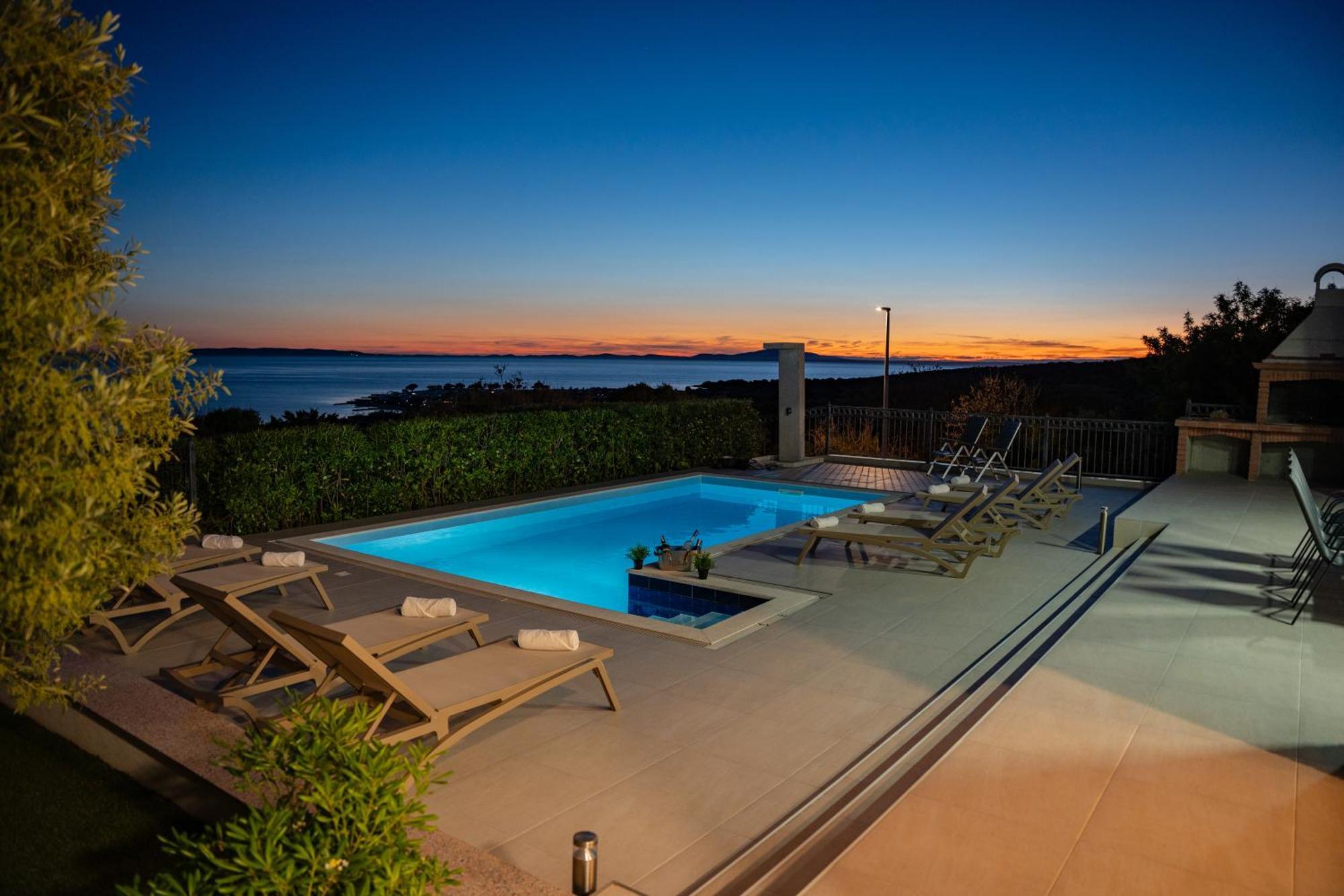 Villas Royal I With Private Pool Novaglia Esterno foto