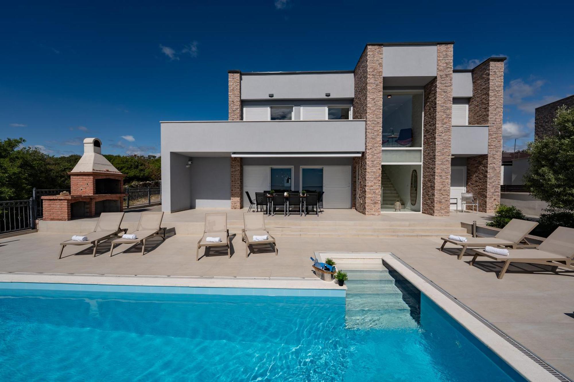 Villas Royal I With Private Pool Novaglia Esterno foto